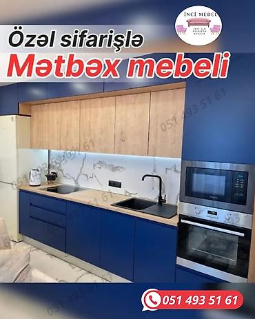 alca agaci: Sifarişlə mətbəx dəsti, Özü çəkən petlələr, MDF, Kredit var, Rayonlara çatdırılma, Pulsuz çatdırılma — 1