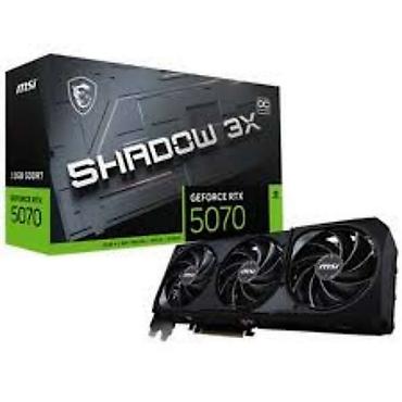 rtx 5060 ti komputer: MSI GeForce RTX 5070 SHADOW 3X OC 12GB - Yüksək performanslı oyunlar — 1