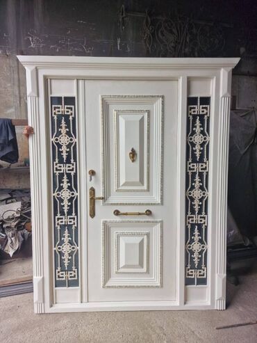 Həyət darvazaları: Seyf qapilari və Otaq qapıları istənilən ölçüyə və zövqə uyğun — 12