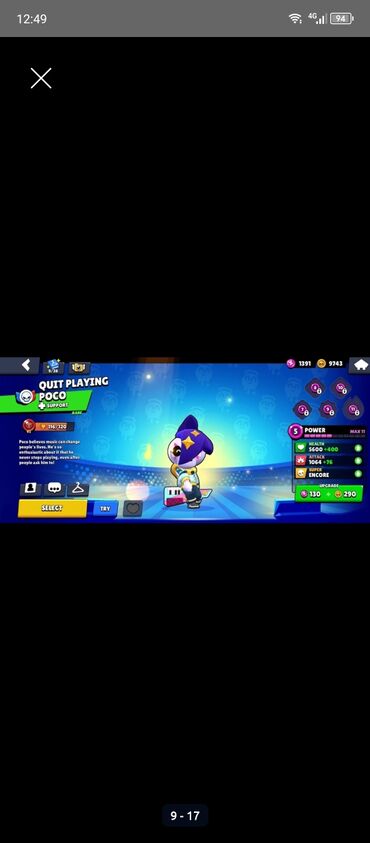 Nintendo Switch: Brawl Stars hesabı – Ramko - Profil: Nişan “#2CBLLZVYU”, ad “RAMKO” - — 9