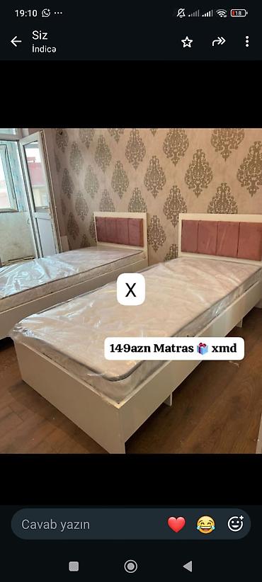 Matraslar: Tək nəfərlik çarpayılar üçün ortopedik matras - Ölçü: standart tək — 1