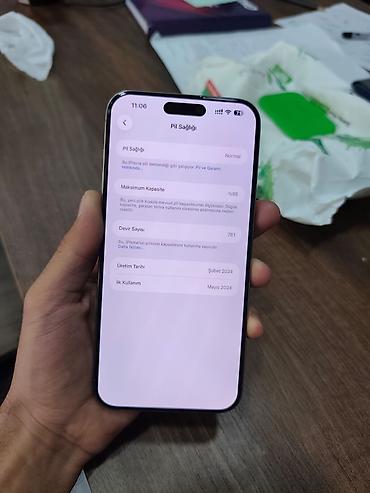 ref iphone satisi: IPhone 15 Pro Max, 256 GB, Black Titanium, Face ID — 3