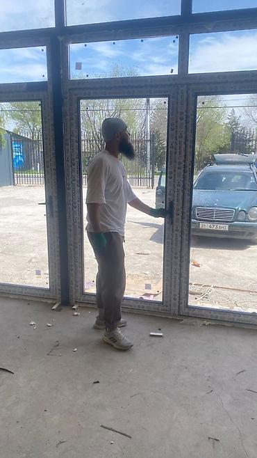 трапеция: Буюртмага пластик терезе, Терезе түрү: Витраждык, Панорамалык, Фасаддык, Акы төлөнүүчү орнотуу, Бөлүп төлөө жок — 4