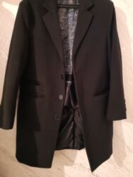 Рубашки: Мужское пальто, One size, цвет - Черный