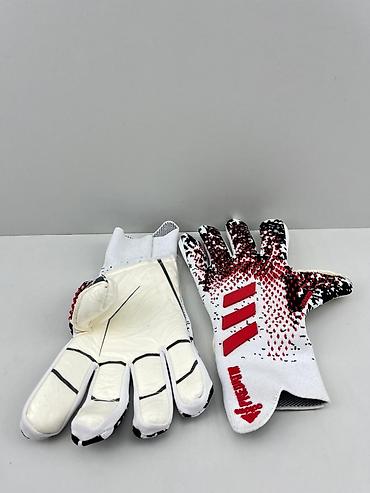 Спорт и отдых: №: 11591 Məhsulun adı: Qapıçı əlcəkləri Predator Pro, qırmızı/ağ, ölçü — 1