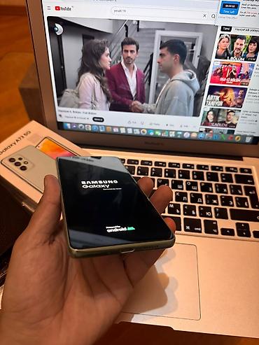 samsung a73 5g: Samsung Galaxy A73 5G, rəng - Yaşıl, Barmaq izi — 10