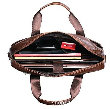 Аксессуары: Портфель, Новый, Материал: Натуральная кожа, Мужские — 5
