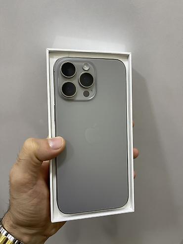 17 pro max mini: IPhone 15 Pro Max, 256 GB, Natural Titanium, Face ID — 1