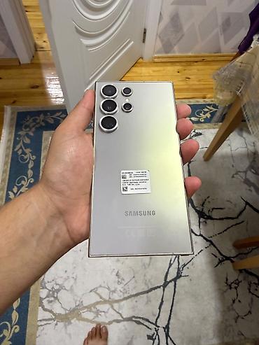 simde gizlin nomre: Samsung Galaxy S24 Ultra, 256 GB, rəng - Qızılı, Zəmanət, Düyməli, Barmaq izi — 1