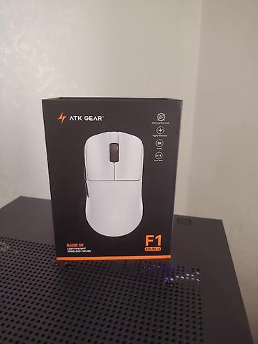 компютерный клуб: Беспроводная игровая мышь ATK F1 Ultra Max 2.0 (белая) - Эргономичная — 5