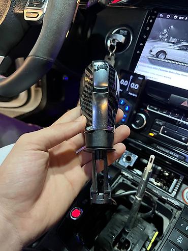 bmw r17 diski: Karbon lif naxışlı avtomatik sürətlər qutusunun seçici dəstəyi (shift — 4