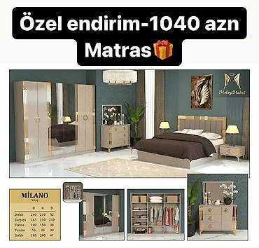 Yataq otağı dəstləri: İkinəfərlik çarpayı, Azərbaycan, Yeni — 7