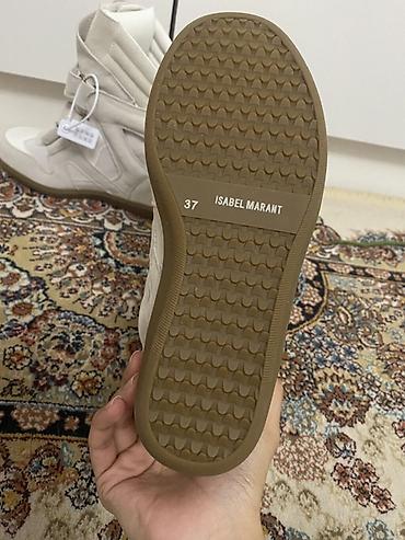 mara: Кроссовки, 37, Isabel Marant, Новый, цвет - Бежевый, Самовывоз — 7