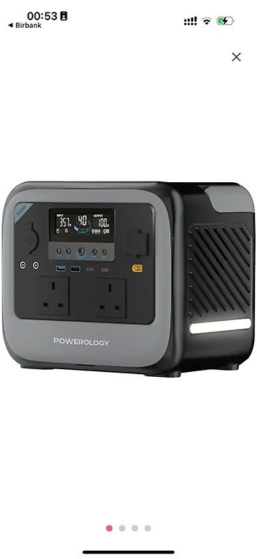 notebook ram 8: Powerology Pater II Portable Power Station – 700W - Giriş/çıxış — 1