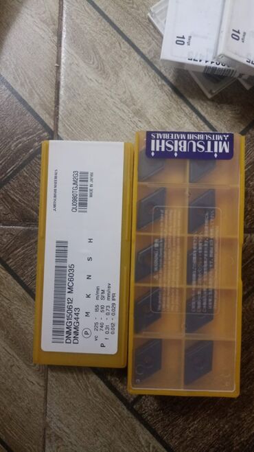 İstehsal avadanlığı: Dəzgah alətləri və kəsici lövhəciklər (freze və torna üçün) — 44