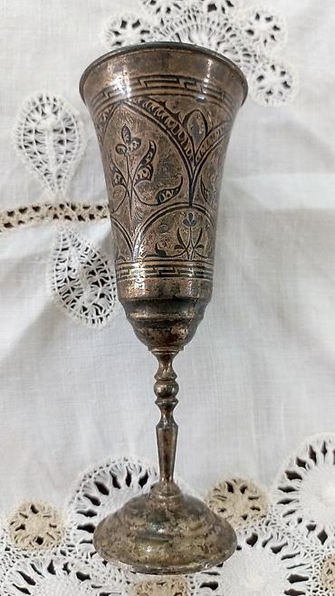 старый самовар: Бокалы, цвет - Серебристый, Металл, 1 шт., Россия — 3