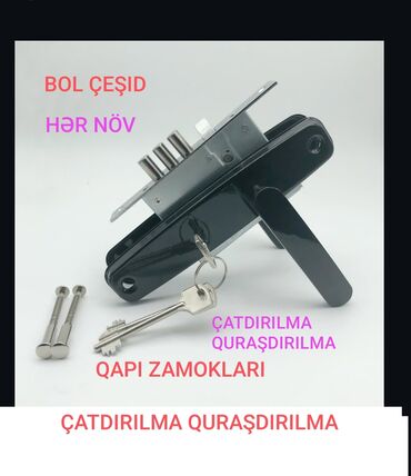 Furnitura və aksessuarlar: Qapı zamokları – bol çeşid, hər növ Qapı Zamoklarin aksesuarların