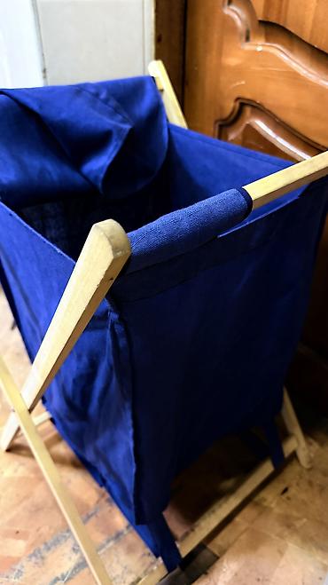 Корзины для вещей: Корзина для вещей, цвет - Зеленый, Б/у — 3