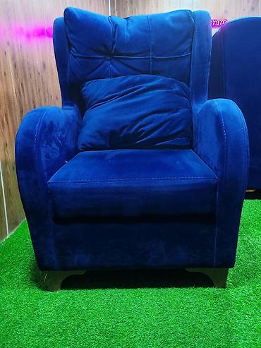 tv kreslo: Məhsul: Tək nəfərlik kreslo - Rəng: tünd göy (royal blue) - Parça — 3