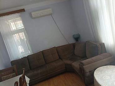 Divan və kreslo dəstləri: L‑şəkilli yumşaq künc divan dəsti - Rəng: tünd qəhvəyi/boz tonlarında — 8