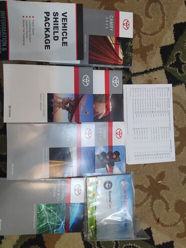 Китептер, журналдар, CD, DVD: Книга сервиса руководство по эксплуатации Тойота Камри 2012 года