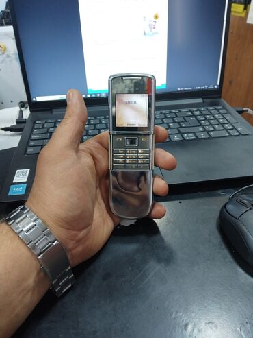 nokia 3585: Nokia 8 Sirocco, rəng - Gümüşü, Düyməli