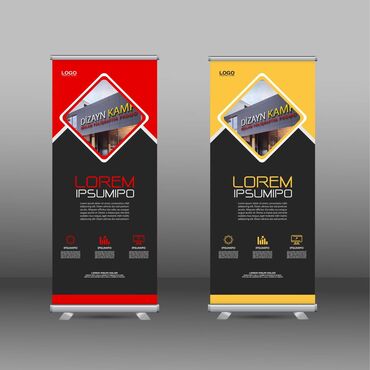 Reklam, çap: 🎯 Roll-up Banner Təqdimatlar, sərgilər və tədbirlər üçün peşəkar