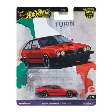 list dəmir qiyməti: Hot Wheels Premium – Car Culture seriyası: Alfa Romeo GTV6 3.0 (1/5)