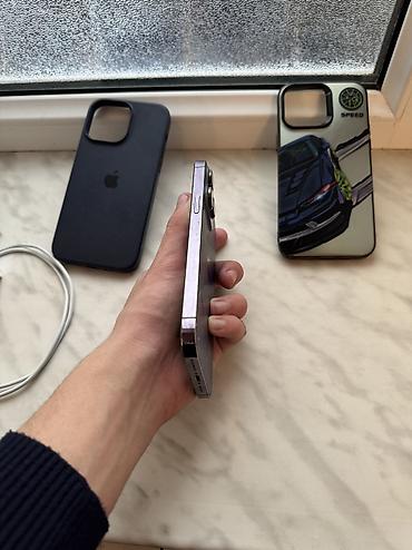 iphone 16e qiymet: IPhone 14 Pro Max, 128 GB, Deep Purple, Simsiz şarj, Face ID — 2