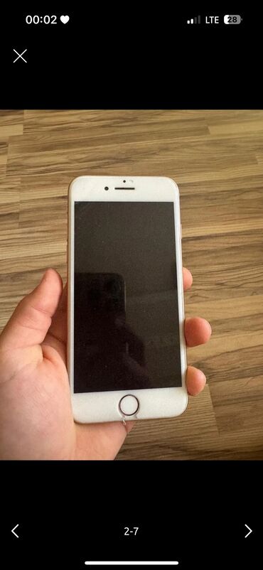 Apple iPhone: IPhone 8, 64 GB, Barmaq izi, Simsiz şarj