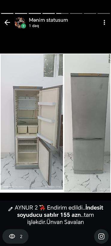 asus x509jb ej010: Indesit soyuducu - Model: 2 qapılı, aşağıda dondurucu bölmə - Rəng — 1