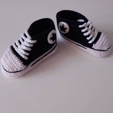 Patike: Heklane nehodajuće patike za bebe, dečake I devojčice, od pamučnog na lalafo.rs — 10 Patike: Heklane nehodajuće patike za bebe, dečake I devojčice, od pamučnog — 10