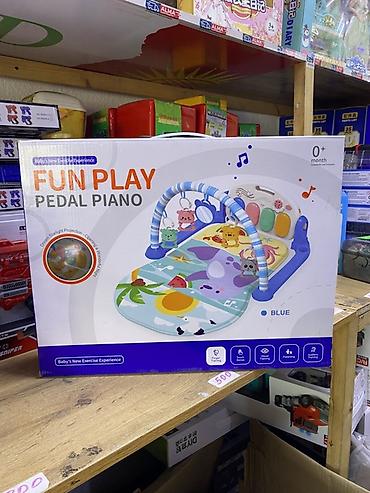 Развивающий коврик с пианино Fun Play Pedal Piano (Blue) - Для детей