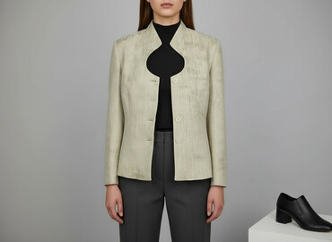 elegancki komplet spodnie i bluzki: Women's blazer, size M