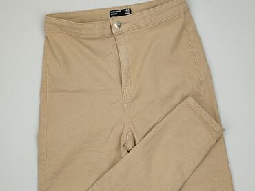 legginsy woskowane push up: Spodnie materiałowe damskie, rozmiar L