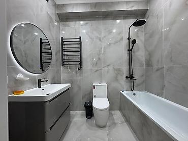 нужны квартиранты: 3 комнаты, 110 м², Асанбай мкр Элитка, 5 этаж, Дизайнерский ремонт — 10