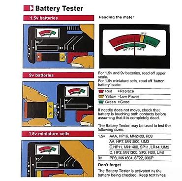 Multimetri: BT-168/BT-168B PRO tester baterija - Univerzalni merač nivoa — 6