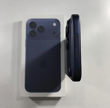 Уюлдук телефондор жана аксессуарлар: IPhone 17 Pro Max, Жаңы, 256 ГБ, Blue Titanium, Коргоочу айнек, Кабель, Куту, Бөлүп төлөө менен, 100 % — 5