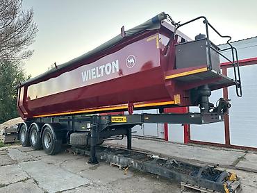 wielton: Полуприцеп-самосвал WIELTON (3 оси) - Кузов полукруглый, усиленный — 1