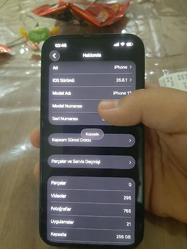 iphone xs kamera: IPhone 13, 256 GB, Midnight, Zəmanət, Face ID — 4