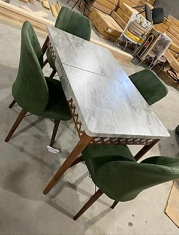 Masa və oturacaq dəstləri: Mətbəx üçün, Yeni, Açılan, Dördbucaq masa, 4 stul -da lalafo.az — 15 Masa və oturacaq dəstləri: Mətbəx üçün, Yeni, Açılan, Dördbucaq masa, 4 stul — 15