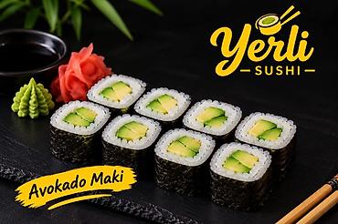 Sifarişlə hazır yeməklər: Yerli Sushi – Təzə dad, yerli keyfiyyət! Sushi və fast‑food menyusu — 5