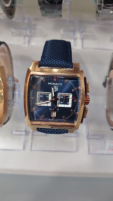 3d saat: TAG Heuer Monaco kolleksiyası – kvadrat korpuslu, xronoqraf funksiyalı — 6