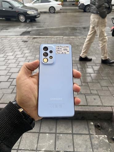 samsung tab a7 lite: Samsung Galaxy A53, 128 GB, rəng - Mavi, Zəmanət — 1