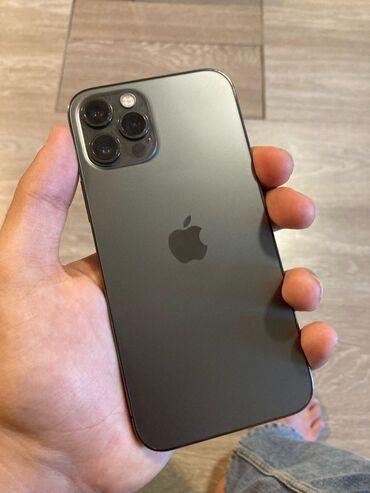 Apple iPhone: IPhone 12 Pro, 256 GB, Graphite, Zəmanət, Barmaq izi, Simsiz şarj
