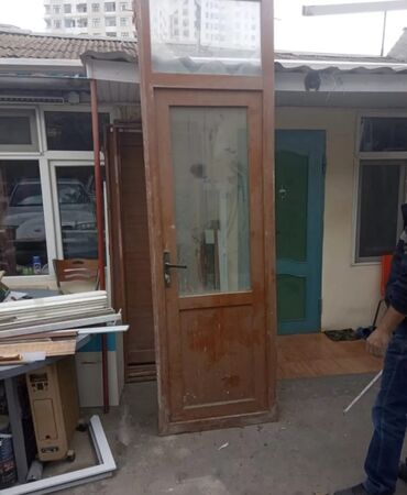 Plastik pəncərələr: İşlənmiş İkiqat şüşə paketi Plastik pəncərə, Еni: 80 sm, Uzunluğu: 156 sm — 8