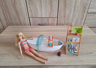 Igračke: Kao nov Barbi spa set kupatilo s kadom, spa i kupkama za lutke set — 3