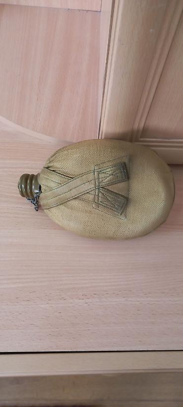 чехол для ключа: СОВЕТСКАЯ Армейская фляга в чехле - Классическая металлическая фляга — 2