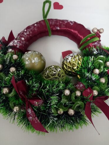 Praznična dekoracija: Venac, bоја - Šareno, Novo — 4