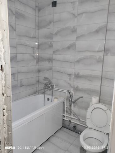 функциональные кровати: Санузел/ванная комната с отделкой и сантехникой кафел бардык турун